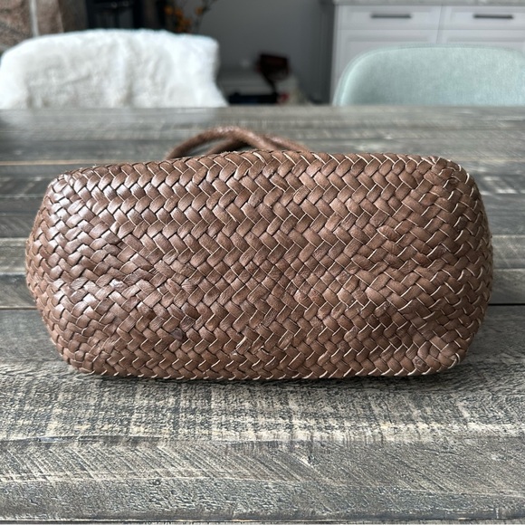 NWT - Massimo Dutti Braided Nappa Leather Tote Bag - Picture 6 of 11